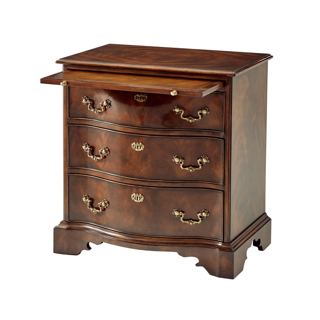 The India Silk Bedside Nightstand - Theodore Alexander - AmericanHomeFurniture