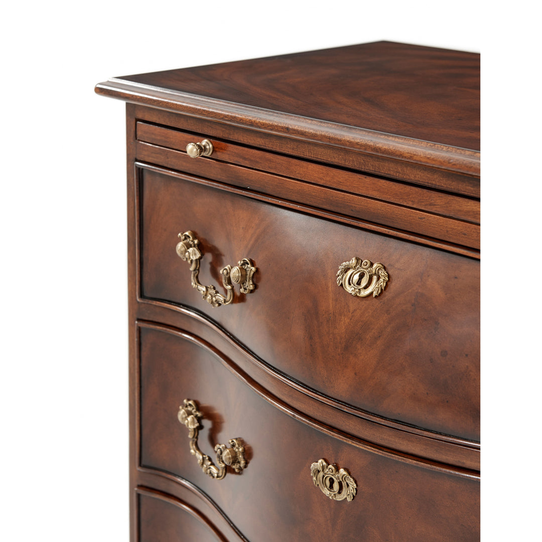 The India Silk Bedside Nightstand - Theodore Alexander - AmericanHomeFurniture