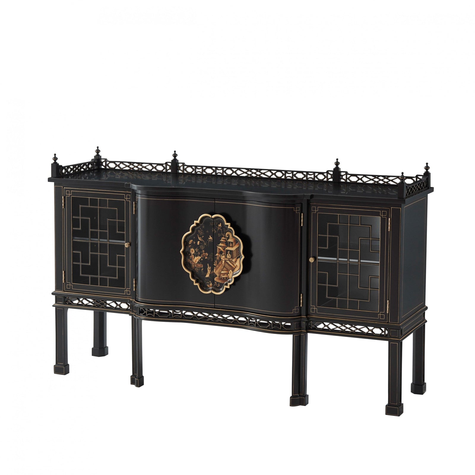Theodore Alexander Medallion Sideboard SIDEBOARDS + CREDENZAS