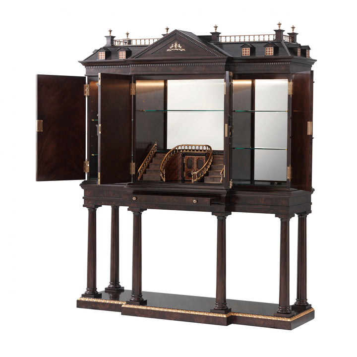 The Holland Bar Cabinet - Theodore Alexander - AmericanHomeFurniture