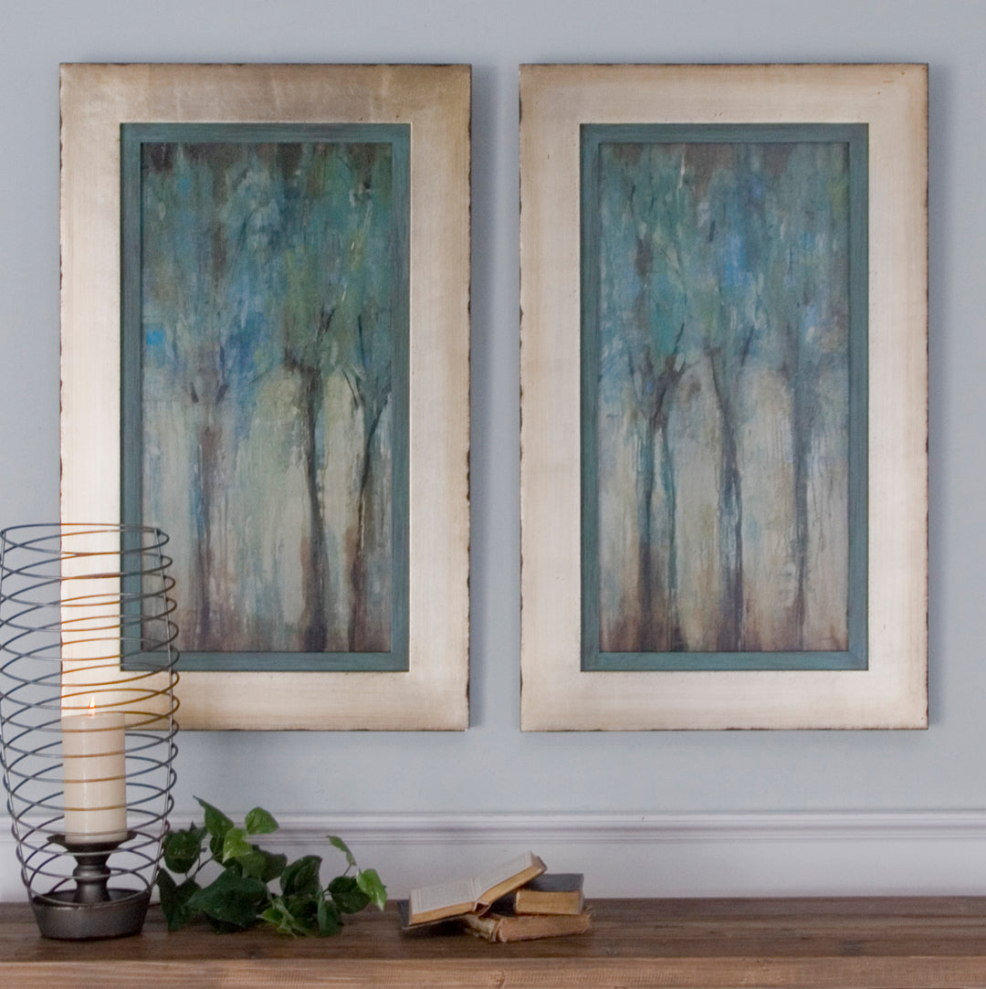 Whispering Wind Framed Art, S/2 - AmericanHomeFurniture