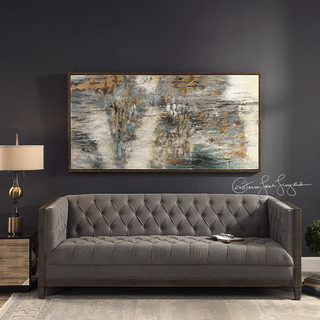 Behind The Falls Abstract Art - AmericanHomeFurniture