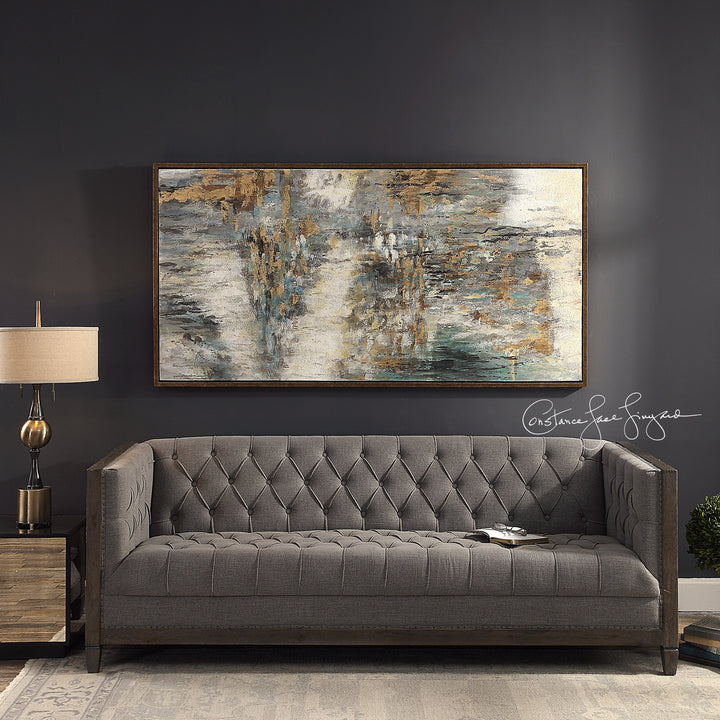 Behind The Falls Abstract Art - AmericanHomeFurniture