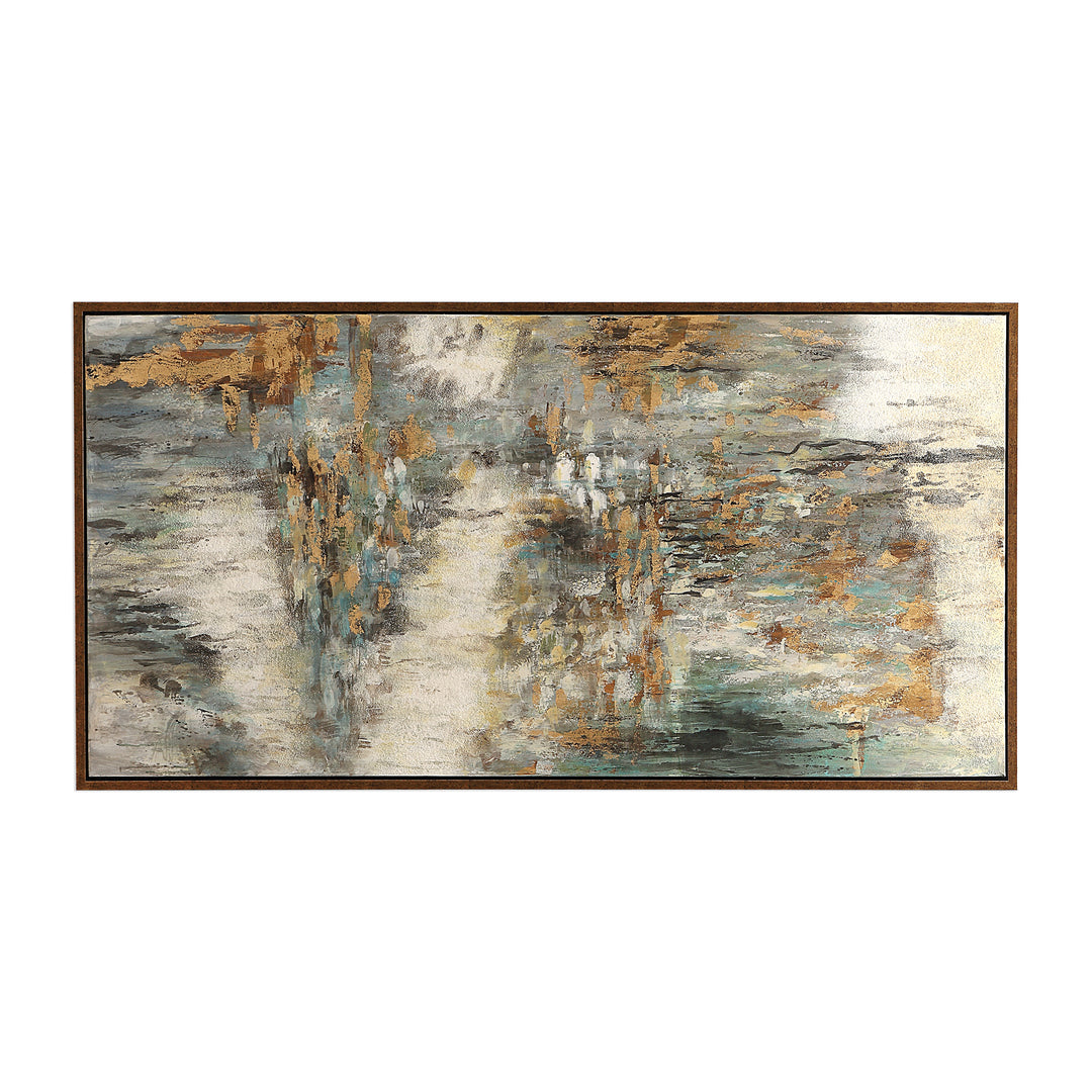 Behind The Falls Abstract Art - AmericanHomeFurniture