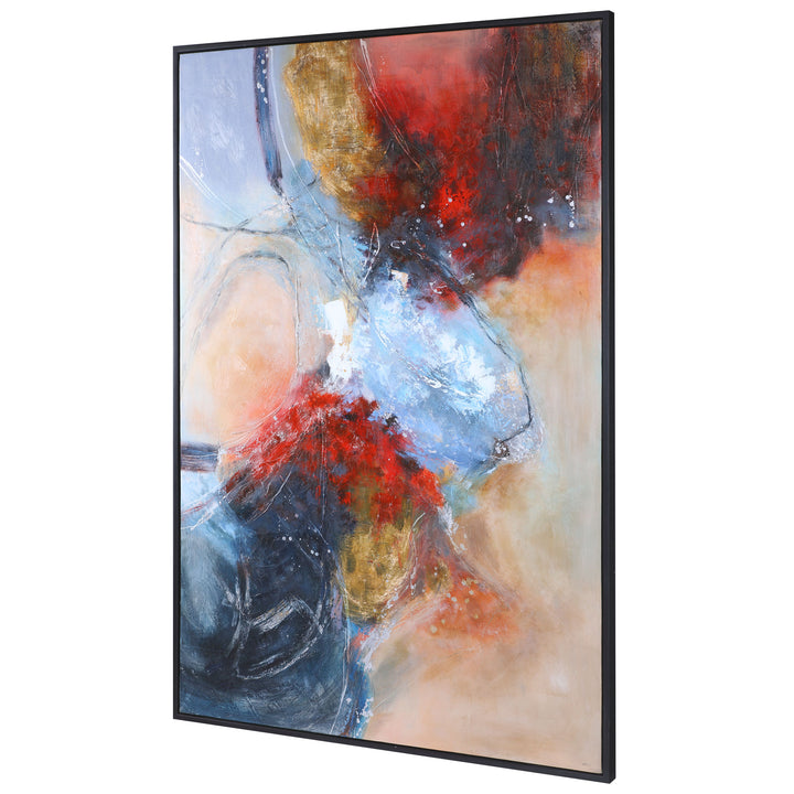 Summer Sunset Abstract Art - AmericanHomeFurniture