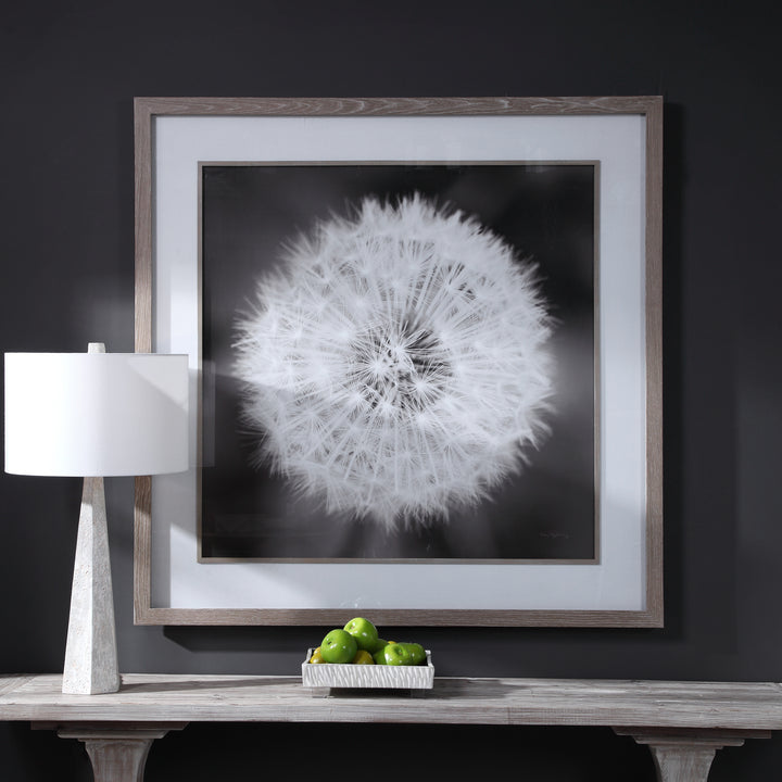 DANDELION SEEDHEAD FRAMED PRINT - AmericanHomeFurniture