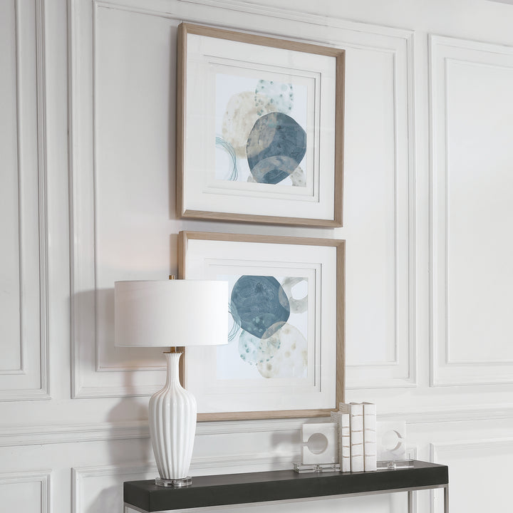 CIRCLET MODERN PRINTS, SET OF 2 - AmericanHomeFurniture