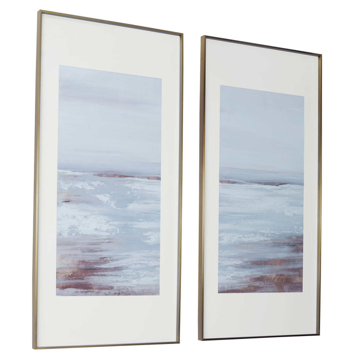 COASTLINE FRAMED PRINTS, SET OF 2 - AmericanHomeFurniture