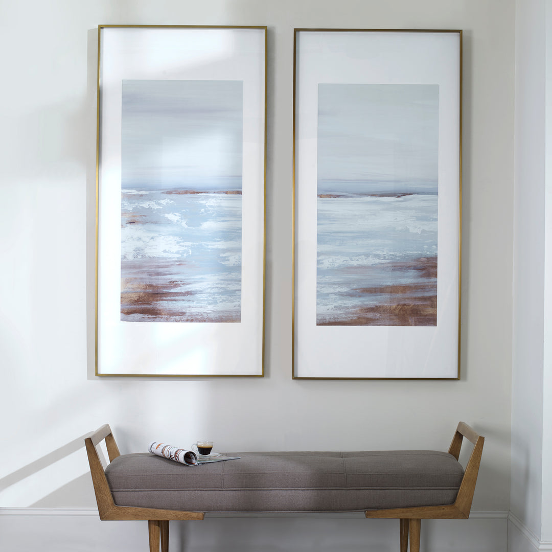 COASTLINE FRAMED PRINTS, SET OF 2 - AmericanHomeFurniture