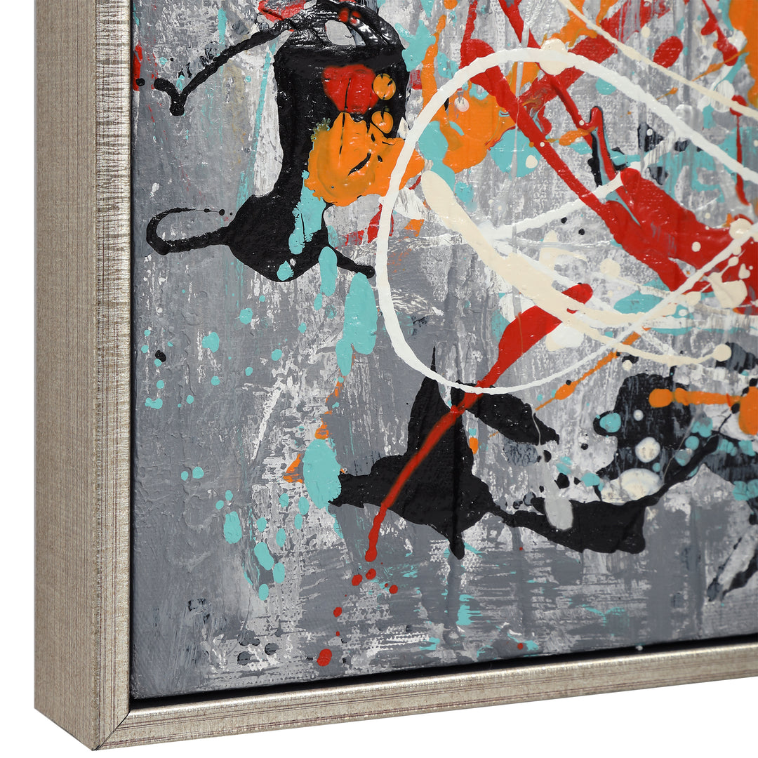 ORGANIZED CHAOS HAND PAINTED CANVAS - AmericanHomeFurniture