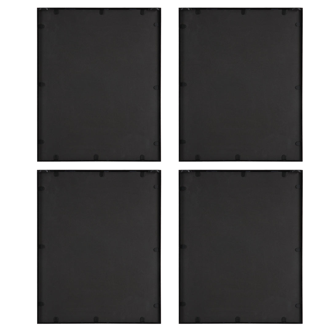 BLOOM BLACK WHITE FRAMED PRINTS, SET OF 4 - AmericanHomeFurniture