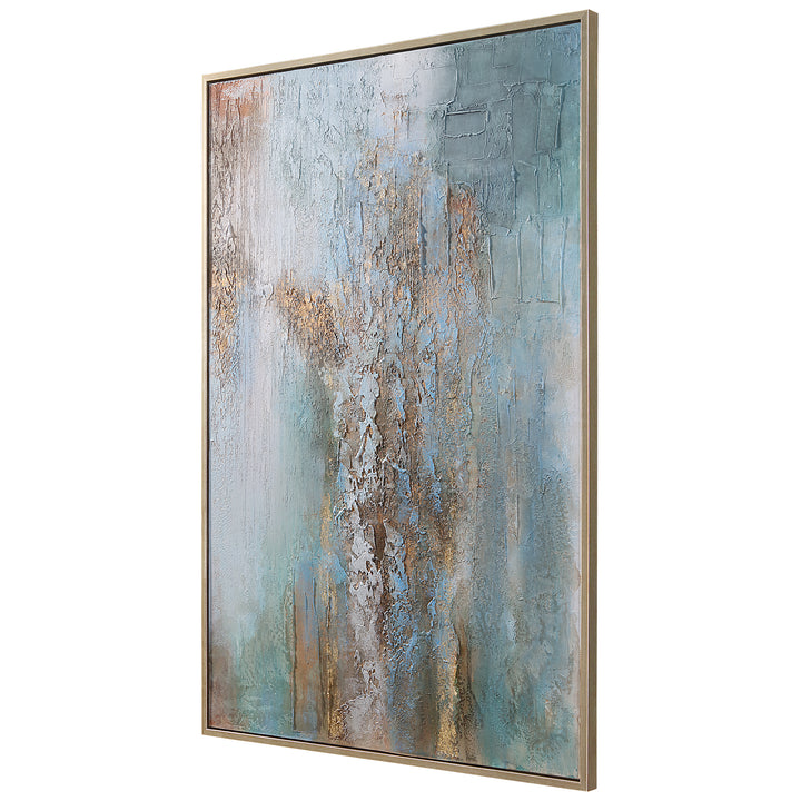 Rendezvous Hand Painted Abstract Art - AmericanHomeFurniture