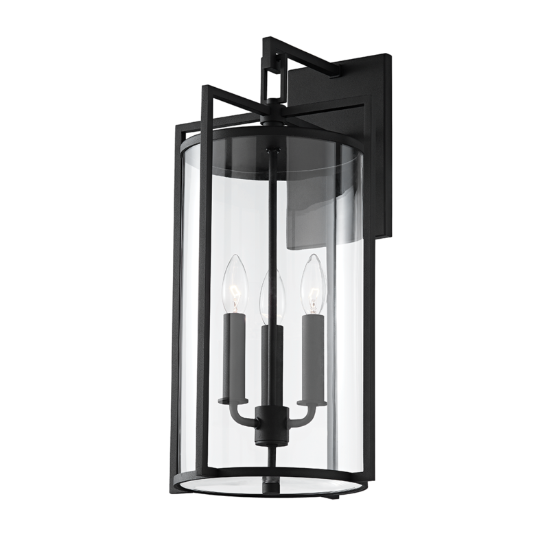 PERCY 3 LIGHT LARGE EXTERIOR WALL SCONCE - Troy Standard - AmericanHomeFurniture