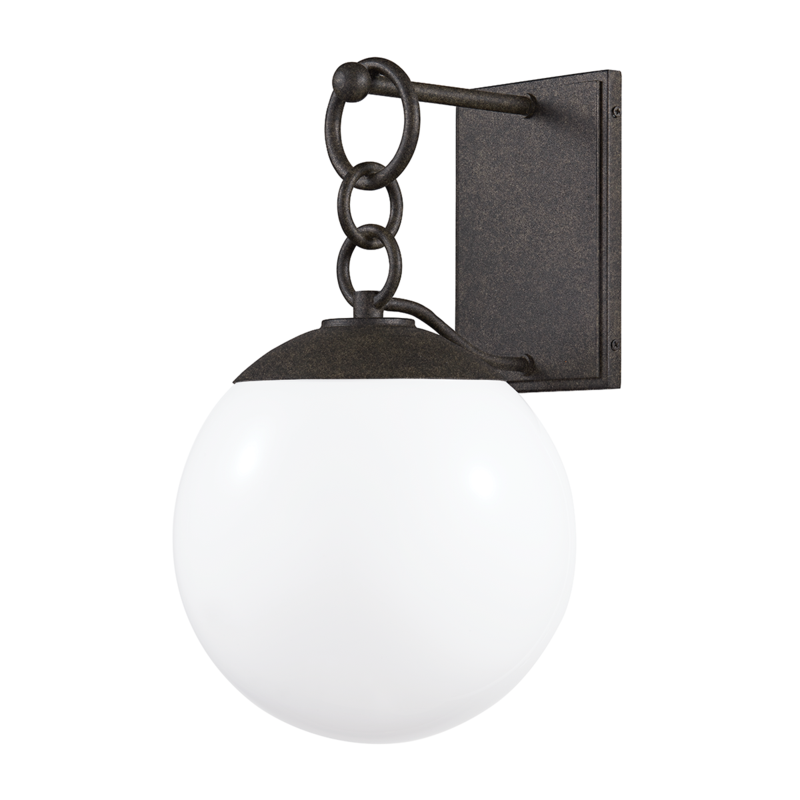 STORMY 1 LIGHT LARGE EXTERIOR WALL SCONCE - Troy Standard - AmericanHomeFurniture