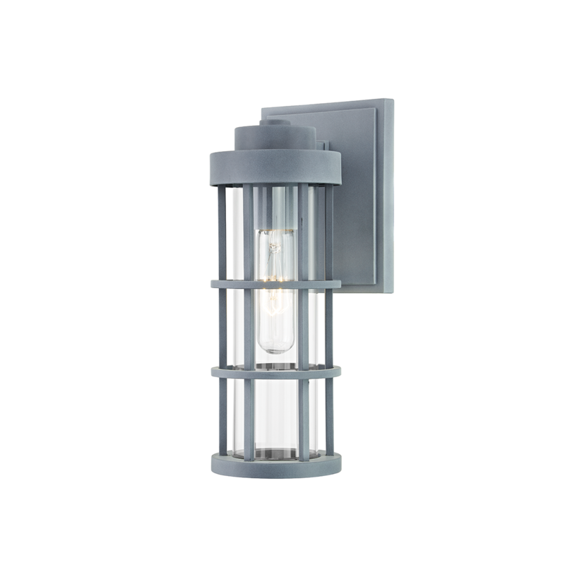 MESA 1 LIGHT SMALL EXTERIOR WALL SCONCE - Troy Standard - AmericanHomeFurniture