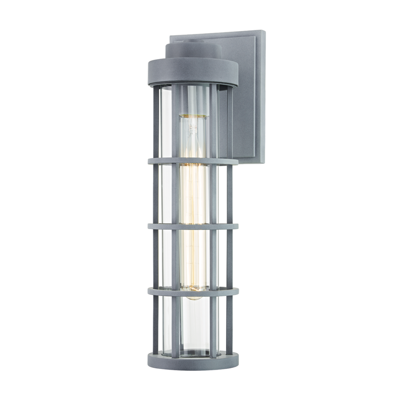 MESA 1 LIGHT LARGE EXTERIOR WALL SCONCE - Troy Standard - AmericanHomeFurniture