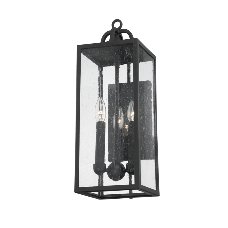 CAIDEN 3 LIGHT EXTERIOR WALL SCONCE - Troy Standard - AmericanHomeFurniture