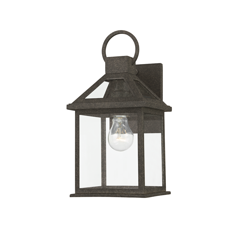 SANDERS 1 LIGHT SMALL EXTERIOR WALL SCONCE - Troy Standard - AmericanHomeFurniture