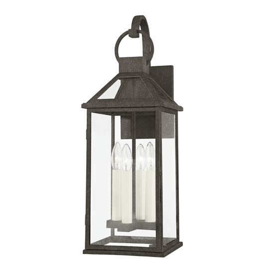 Troy Lighting Sanders 4 Light Large Exterior Wall Sconce OUTDOOR WALL LIGHTS