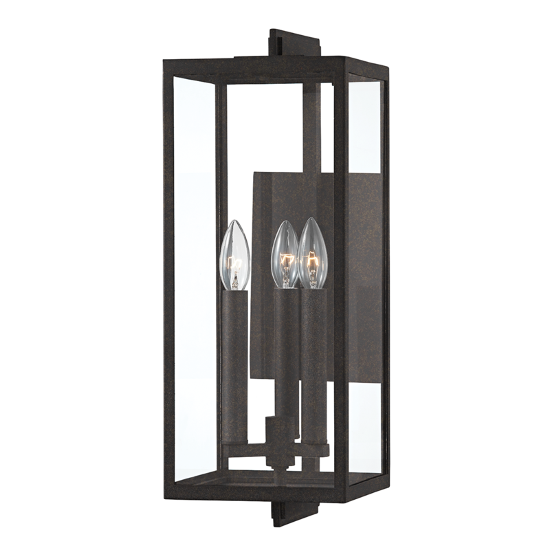 NICO 3 LIGHT EXTERIOR WALL SCONCE - Troy Standard - AmericanHomeFurniture