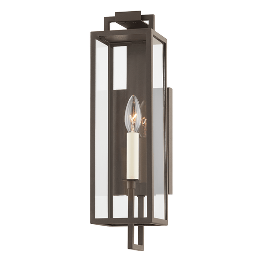Troy Lighting Beckham 1 Light Exterior Wall Sconce Large OUTDOOR WALL LIGHTS