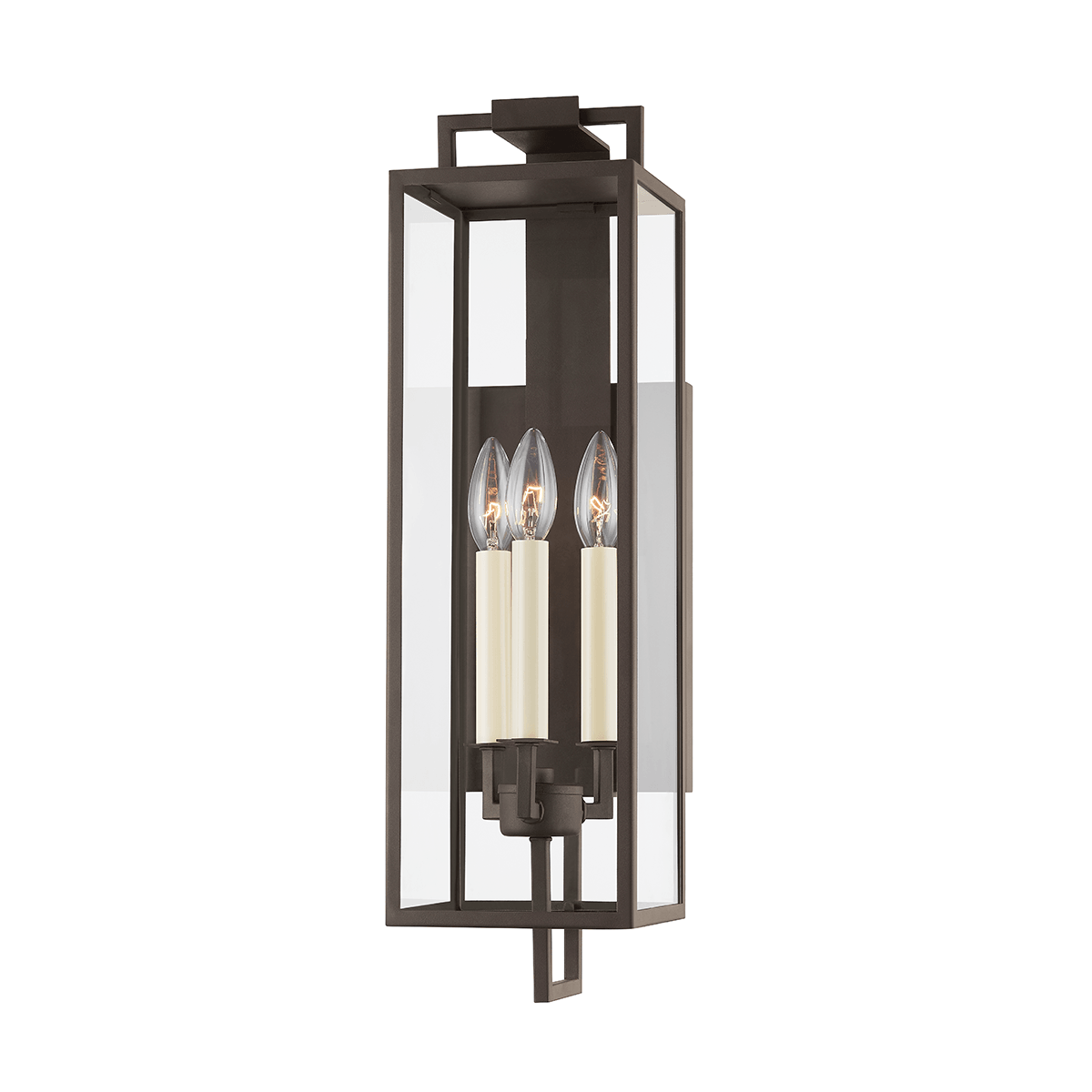 Troy Lighting Beckham 3 Lights Exterior Wall Sconce Large OUTDOOR WALL LIGHTS