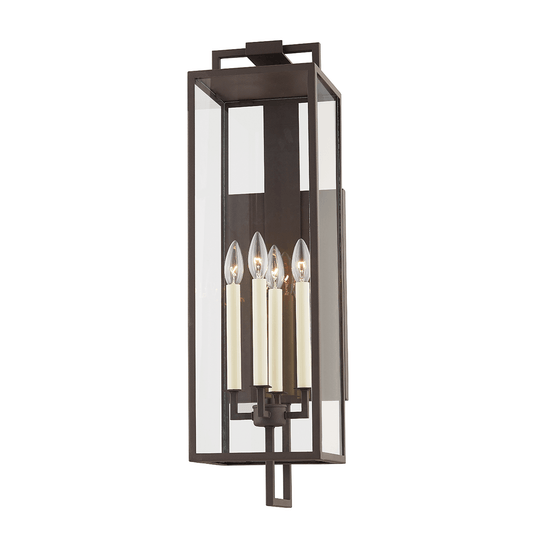 Troy Lighting Beckham 4 Lights Exterior Wall Sconce Large OUTDOOR WALL LIGHTS