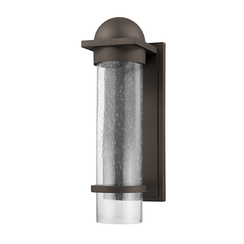 NERO 1 LIGHT LARGE EXTERIOR WALL SCONCE - Troy Standard - AmericanHomeFurniture