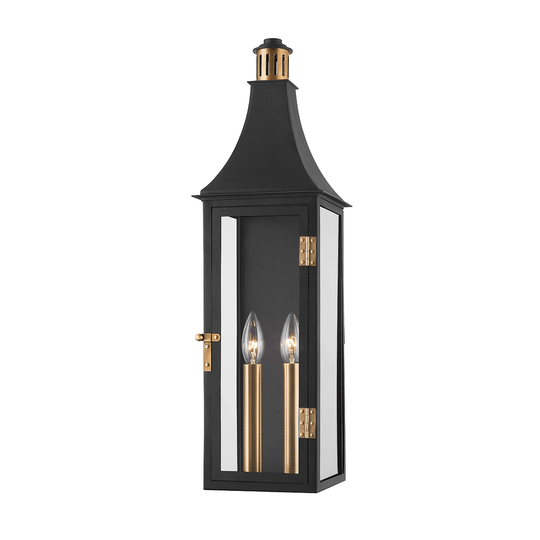Troy Lighting Wes 2 Light Exterior Wall Sconce OUTDOOR WALL LIGHTS