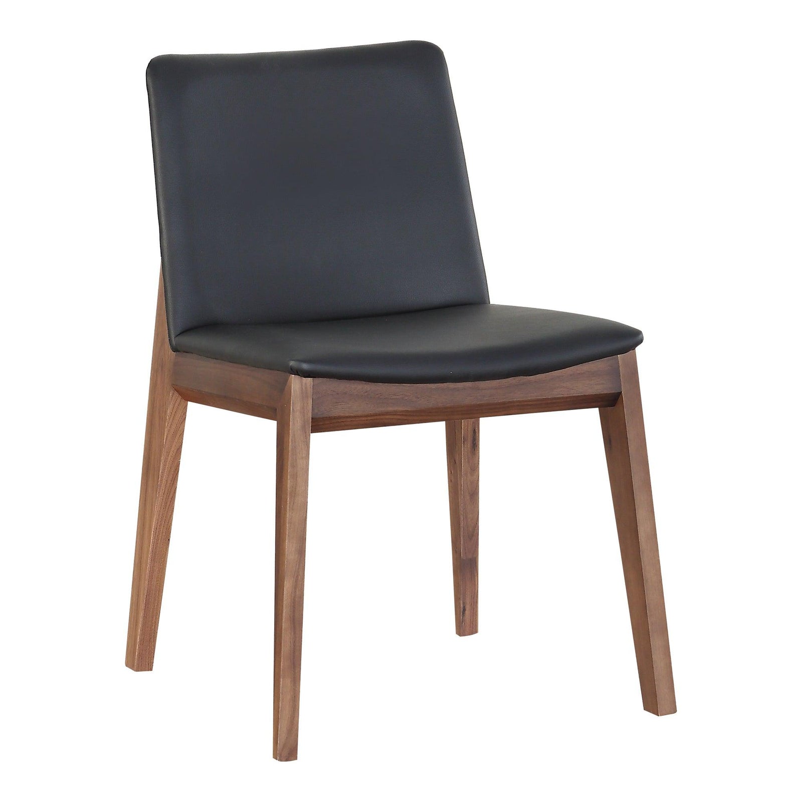 Moe's Home Collection - Deco Dining Chair Black Pvc - Set of 2 - BC-1016-48 | American Home Furniture