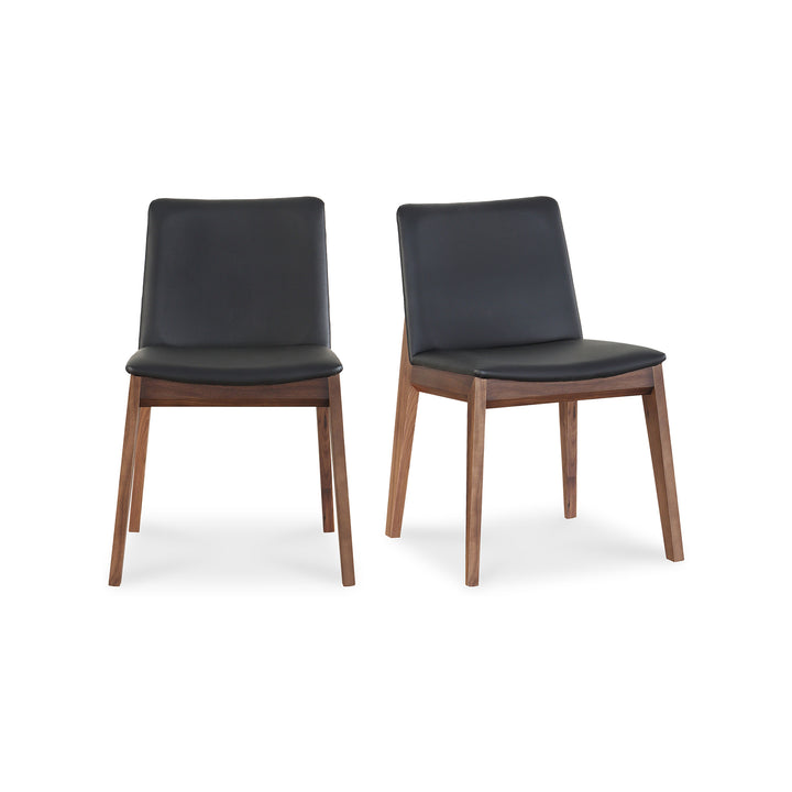 American Home Furniture | Moe's Home Collection - Deco Dining Chair Black Pvc-Set Of Two