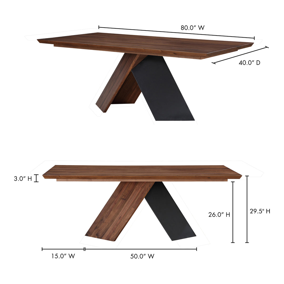 American Home Furniture | Moe's Home Collection - Axio Dining Table