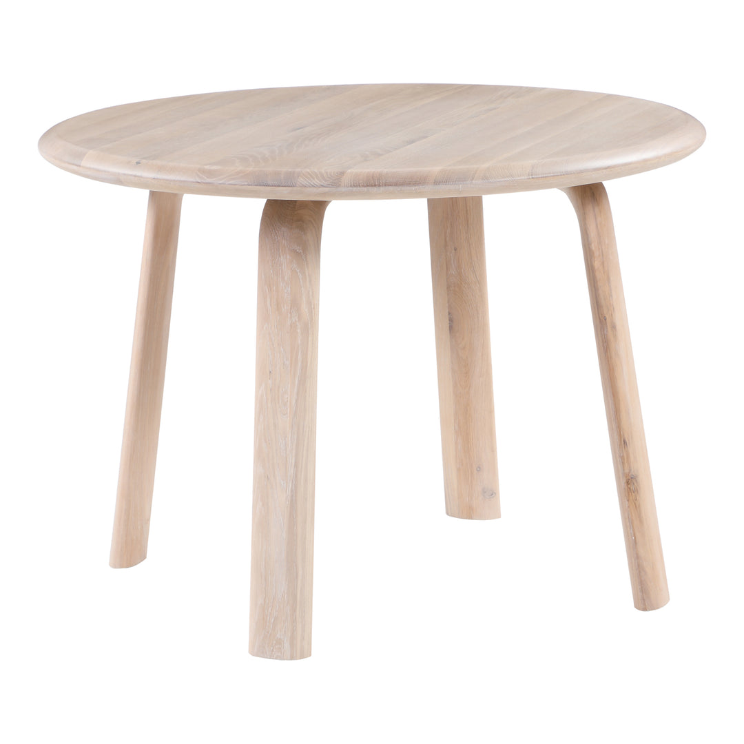 American Home Furniture | Moe's Home Collection - Malibu Round Dining Table  White Oak