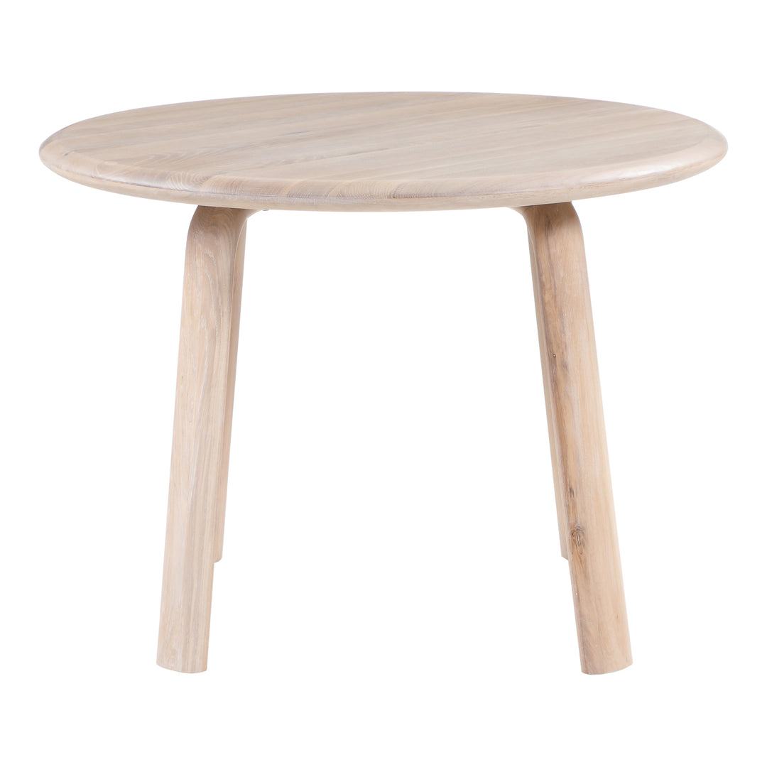 American Home Furniture | Moe's Home Collection - Malibu Round Dining Table  White Oak