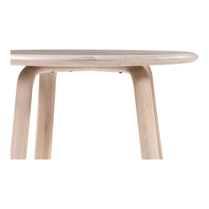 American Home Furniture | Moe's Home Collection - Malibu Round Dining Table  White Oak