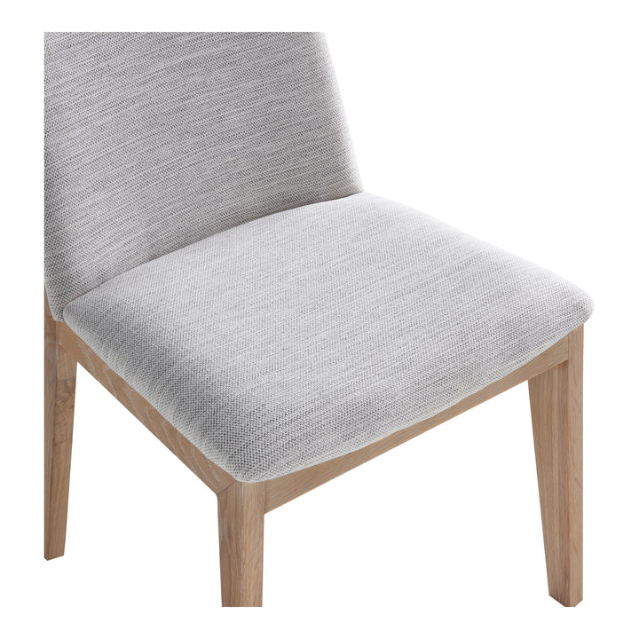 American Home Furniture | Moe's Home Collection - Deco Oak Dining Chair Light Grey-Set Of Two