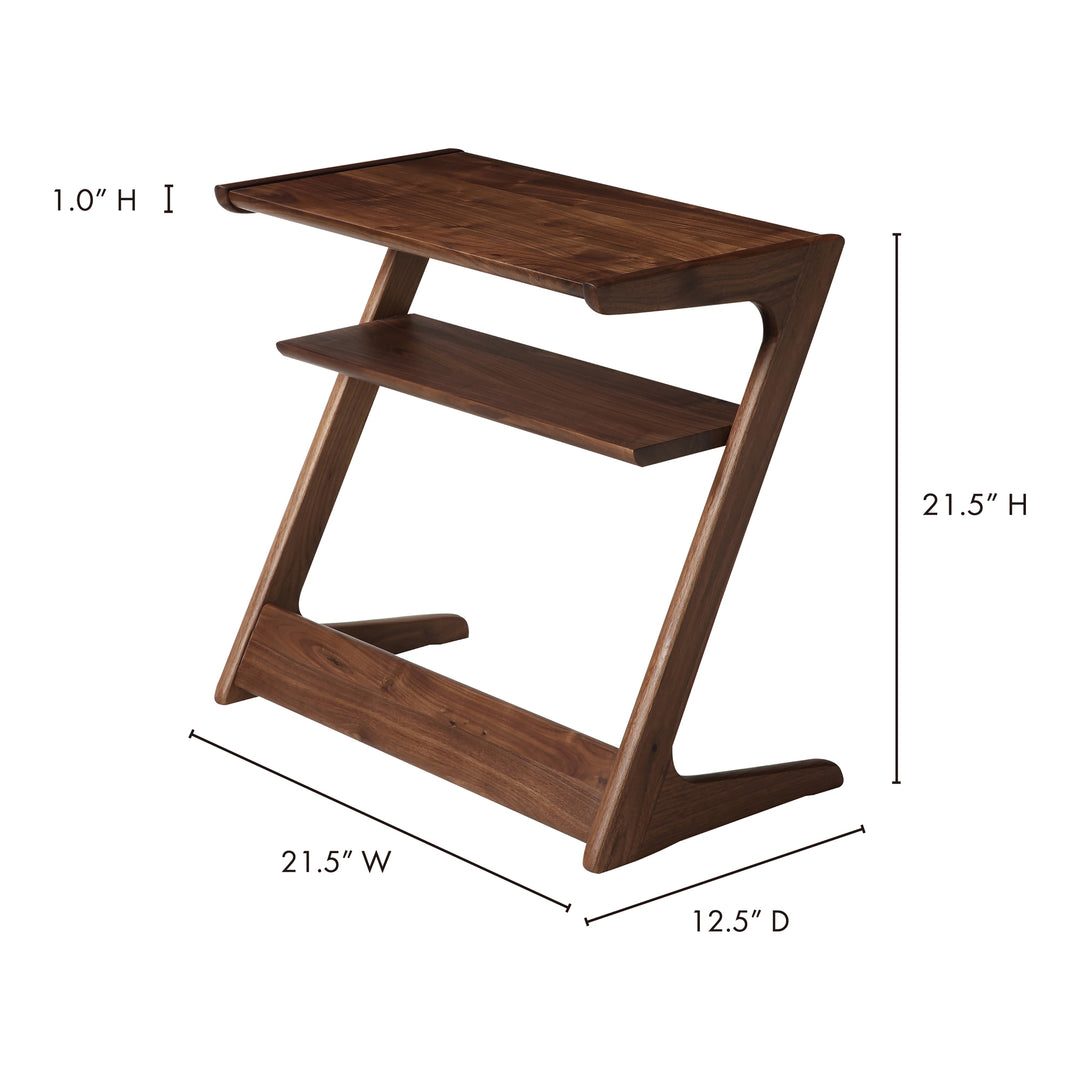 American Home Furniture | Moe's Home Collection - Sakai Accent Table Walnut