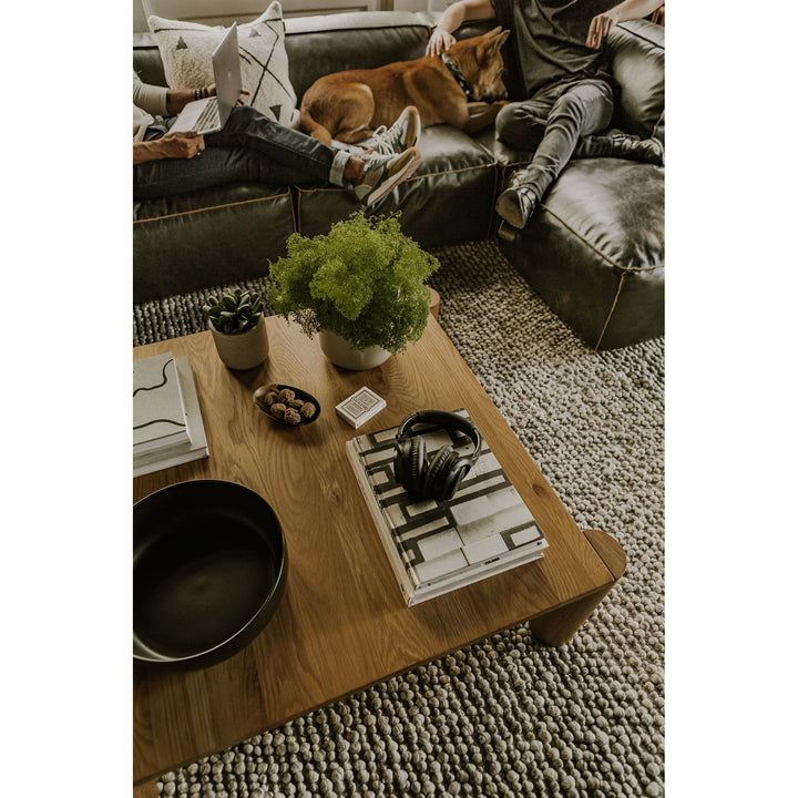 American Home Furniture | Moe's Home Collection - Post Coffee Table White Oak