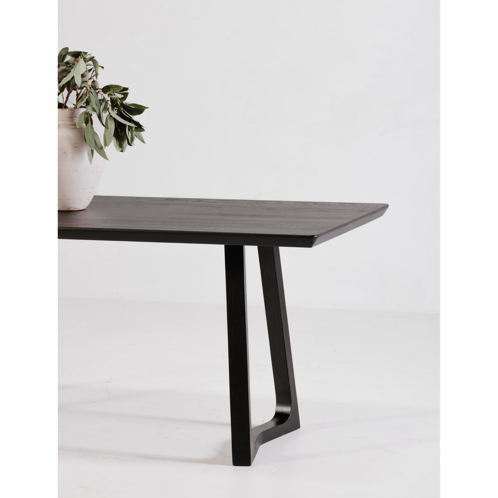 American Home Furniture | Moe's Home Collection - Silas Dining Table Black Ash