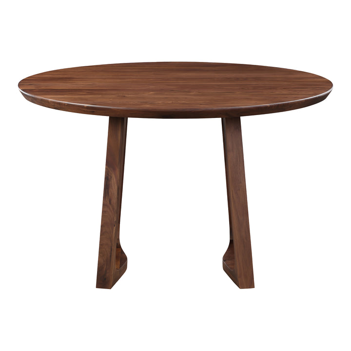 American Home Furniture | Moe's Home Collection - Silas Round Dining Table Walnut