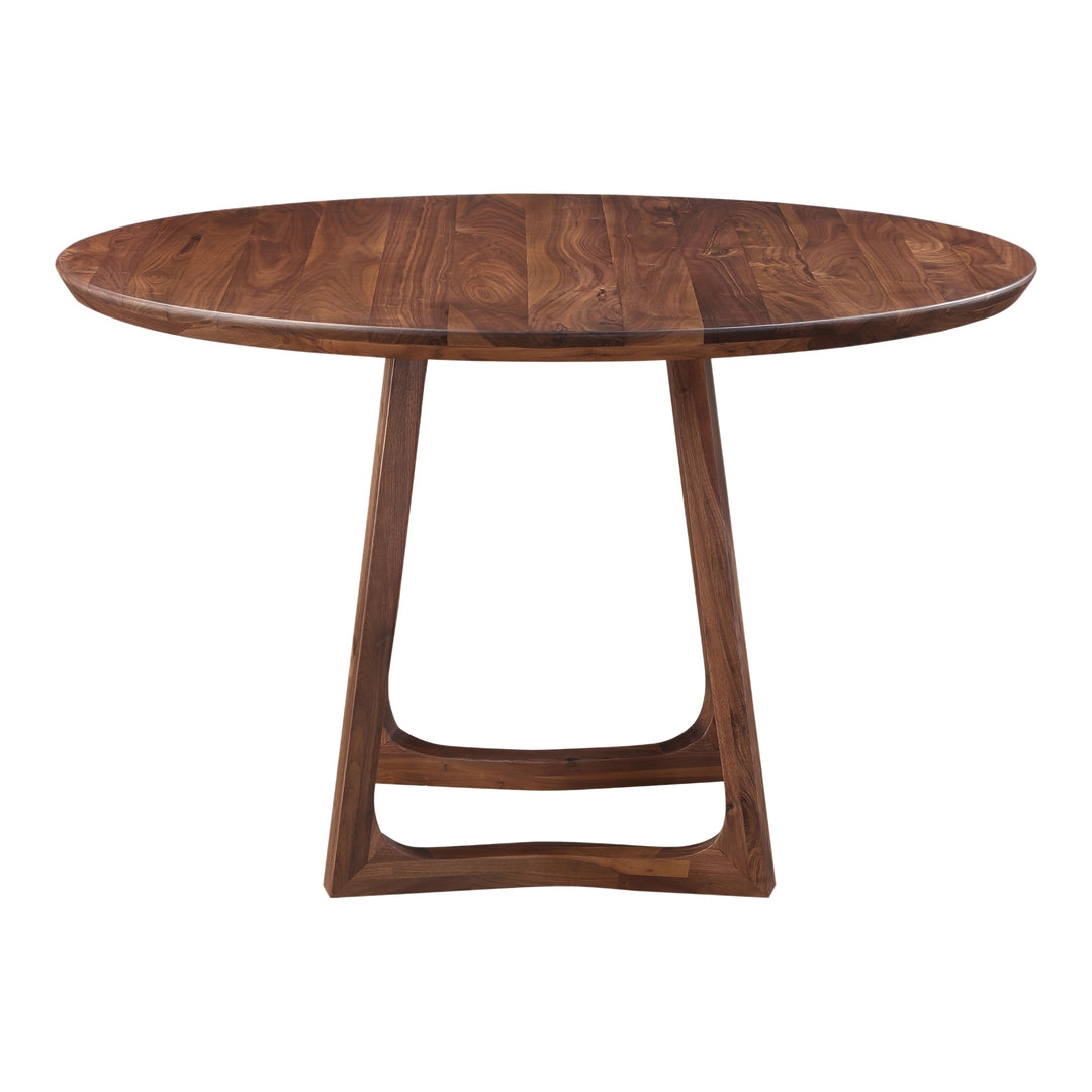 American Home Furniture | Moe's Home Collection - Silas Round Dining Table Walnut