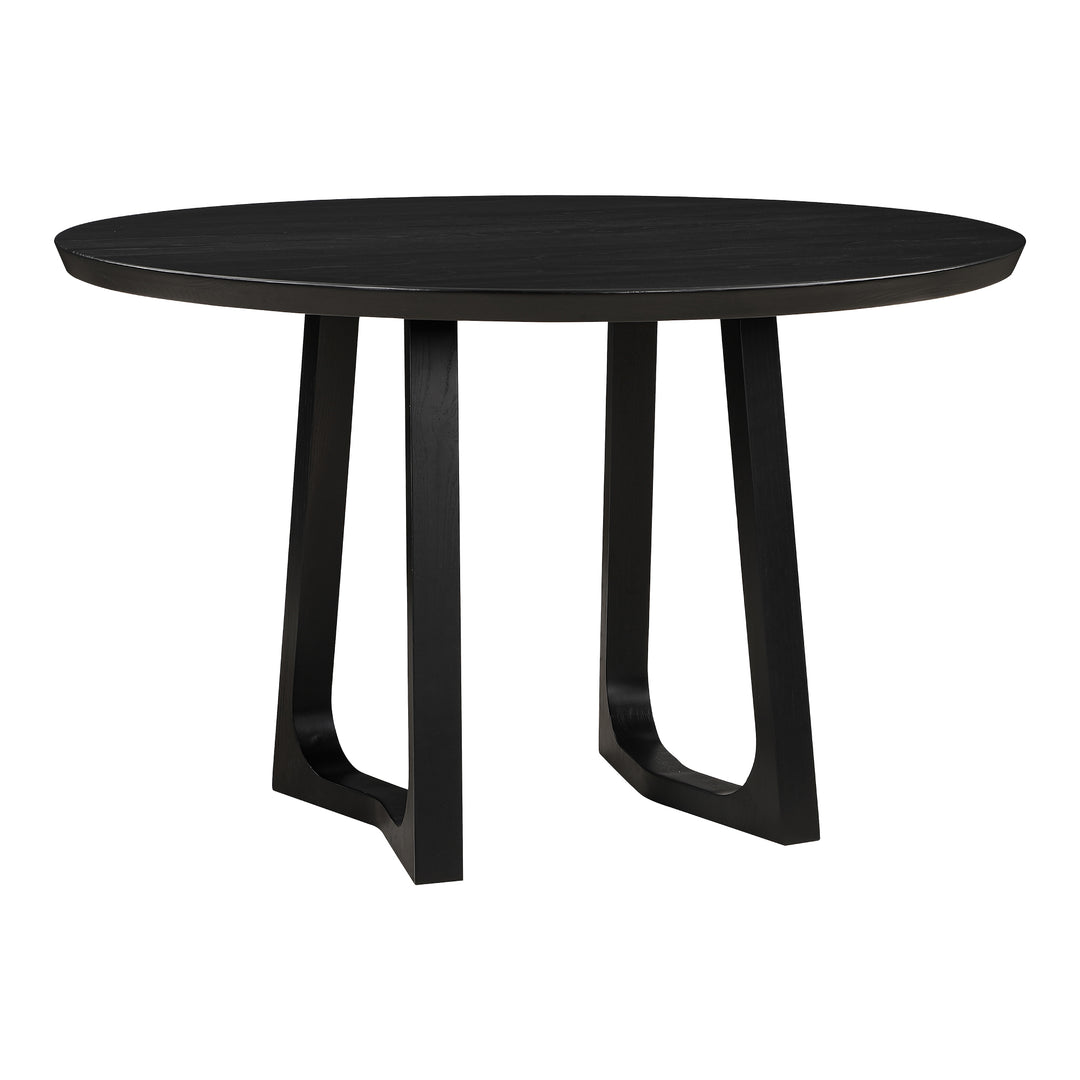 American Home Furniture | Moe's Home Collection - Silas Round Dining Table Black Ash