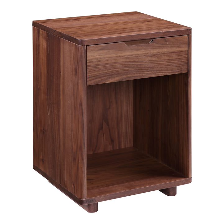 American Home Furniture | Moe's Home Collection - Osamu Walnut Nightstand