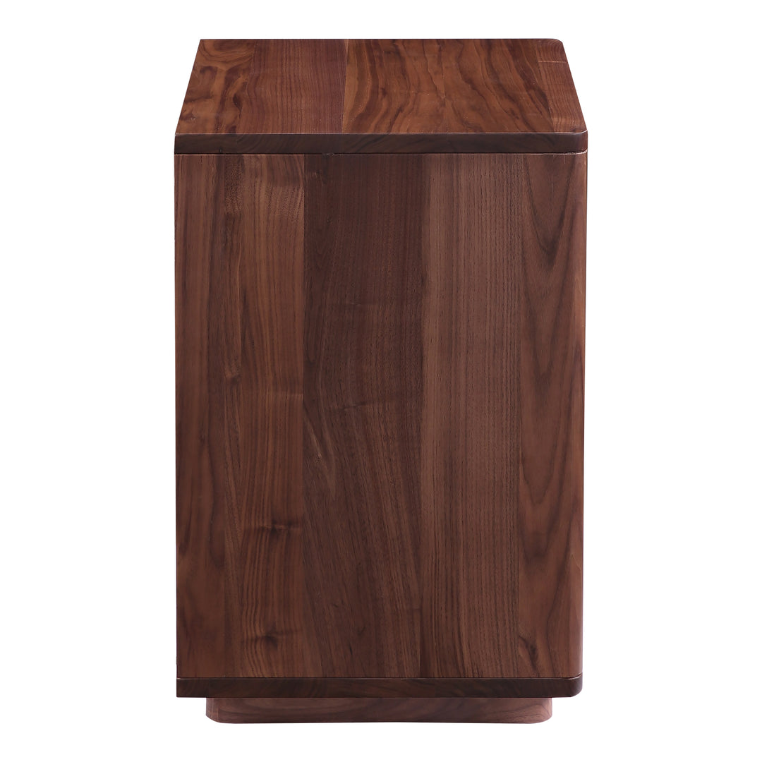 American Home Furniture | Moe's Home Collection - Osamu Walnut Nightstand