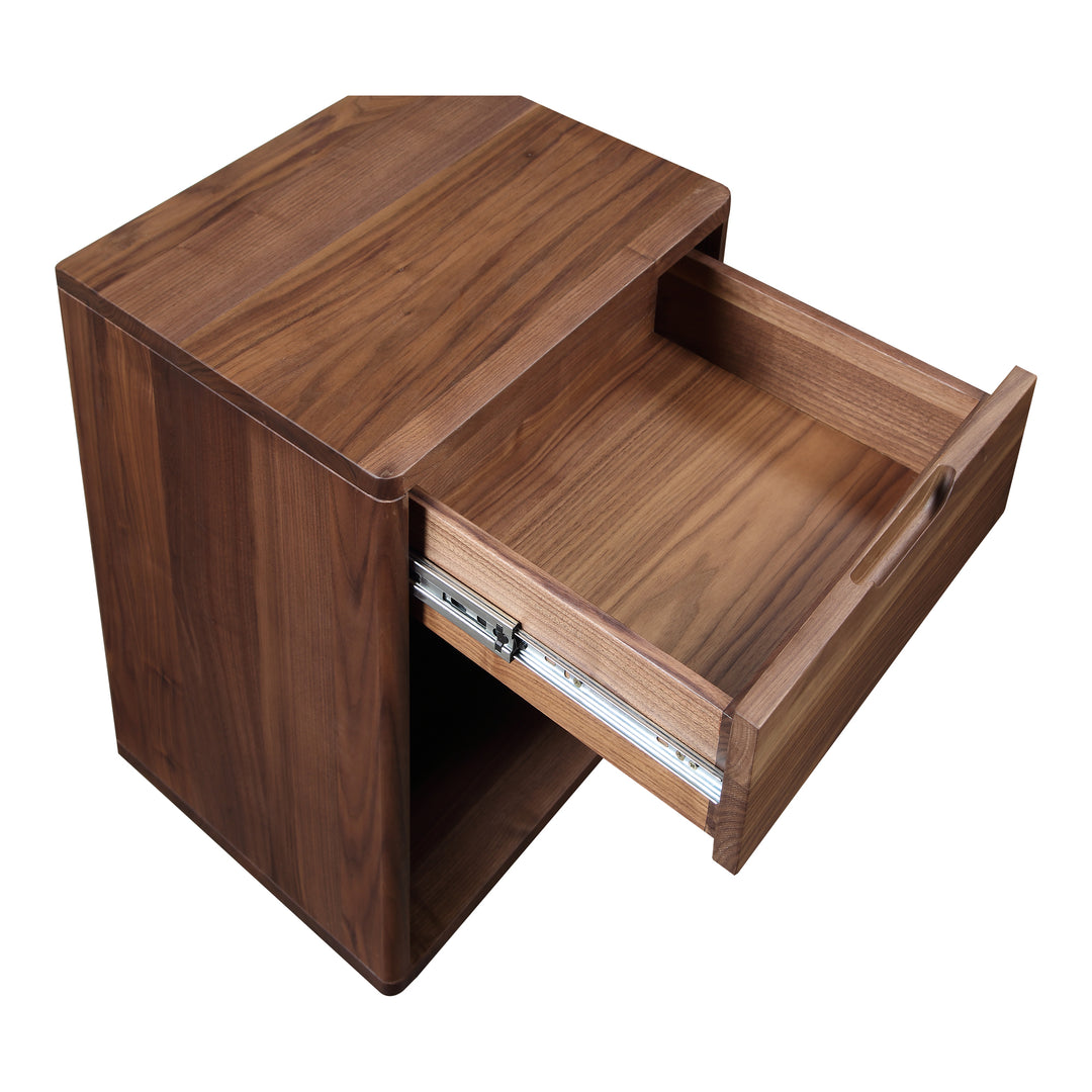 American Home Furniture | Moe's Home Collection - Osamu Walnut Nightstand