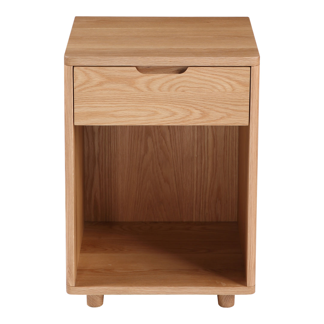 American Home Furniture | Moe's Home Collection - Osamu Oak Nightstand