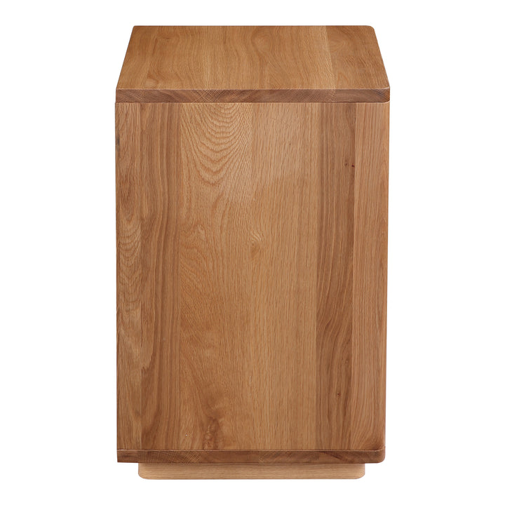 American Home Furniture | Moe's Home Collection - Osamu Oak Nightstand