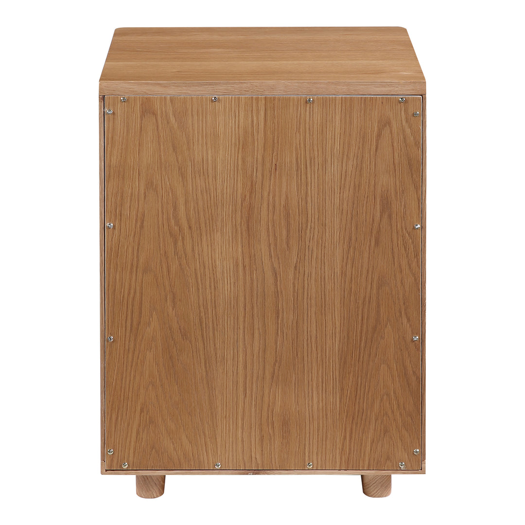 American Home Furniture | Moe's Home Collection - Osamu Oak Nightstand