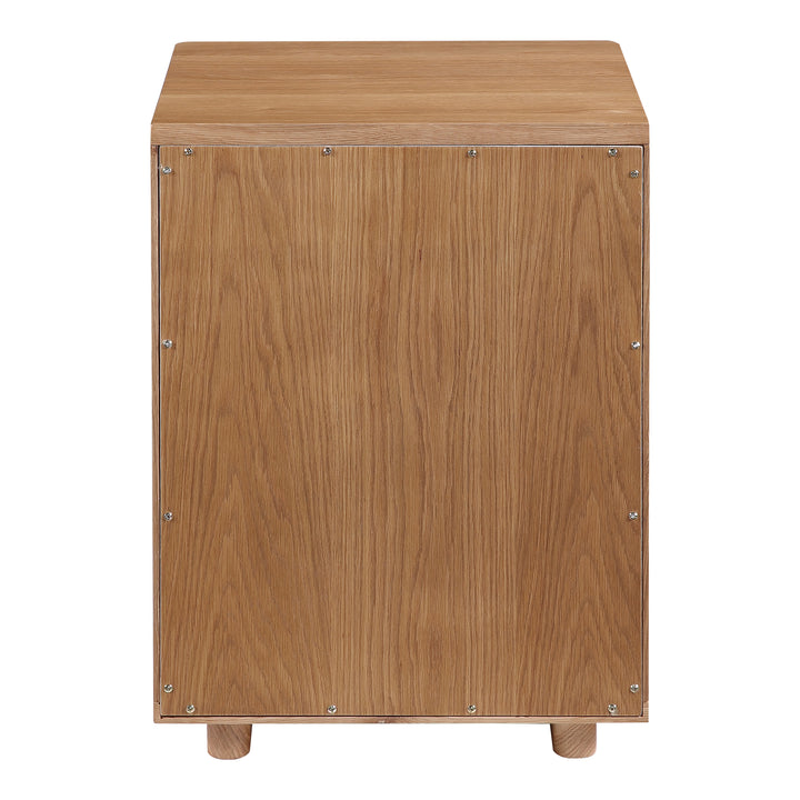 American Home Furniture | Moe's Home Collection - Osamu Oak Nightstand