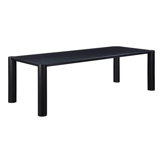 Moe's Home Collection - Post Dining Table Large Oak Black - BC-1112-02-0 | American Home Furniture